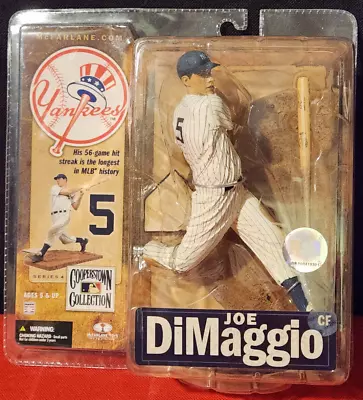 JOE DiMAGGIO COOPERSTOWN COLLECTION NY YANKEES ACTION FIGURE McFARLANES SERIES 4 • $19.99