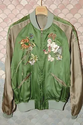 Gucci (Tom Ford) Satin  Shunga  Reversible Jacket US 42 Flawless Never Worn  • $8500