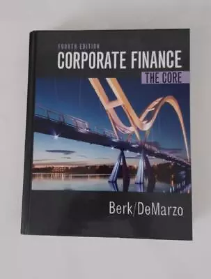 4 Ed Corporate Finance: The Core And Pearson MyFinanceLab Access Code With EText • $224.95