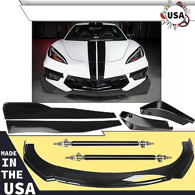 For Chevy Corvette C6 C5 Front Bumper Lip Splitter Spoiler Body Kit Side Skirt • $129.99