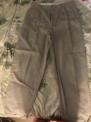 Duo Claiborne Men’s  34R Straight Leg Dress Pants Gray And Tweed Color • $13