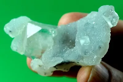 Apophyllite On Drusy Quartz Minerals Crystals Mineral Specimens • $5.99