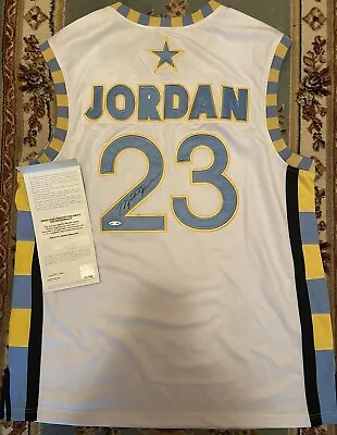 Michael Jordan Signed Autograph Auto Laney High School Jersey UDA Upper Deck COA • $6499.99