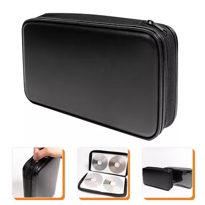 Cd Case 80 Capacity Dvd Storage Dvd Disc Holder Cd Wallet Zipper Car Cd Pouch • $18.57