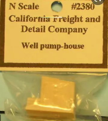 CAL Freight & Details Co N Scale #2380 Well Pump House • $4.50