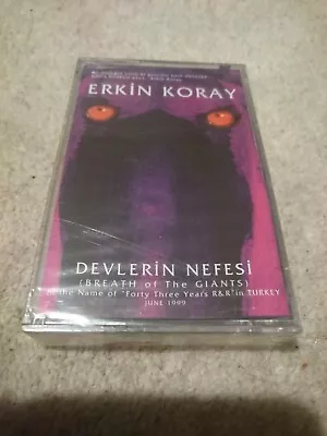 $7.49 • Buy ERKIN KORAY - Devlerin Nefesi Turkish Rock Legend Original Sealed Cassette Tape 