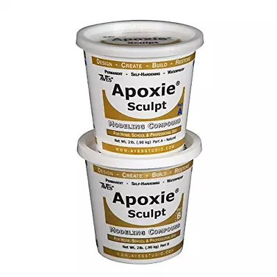 Apoxie Sculpt - 2 Part Modeling Compound A & B - 4 Pound White • $73.39