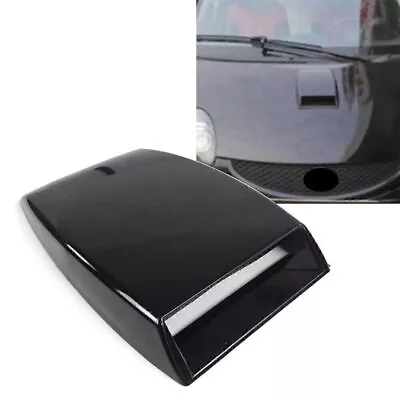 Car Roof Decorative Air Flow Intake Hood Scoop Vent Bonnet Cover Universal Black • $26.06