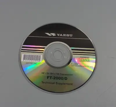 YAESU FT-2000(D)  Service Manual High Resolution Vector  Graphics • $35