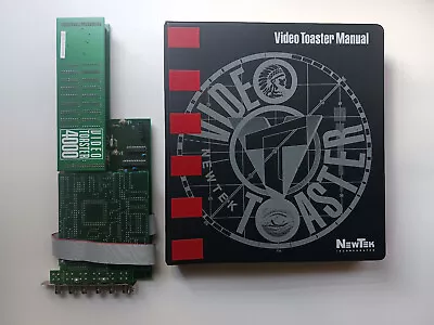 Amiga Video Toaster 4000 Card And Manual (NewTek 1993) Working + 4.3 CD Install • $349.95