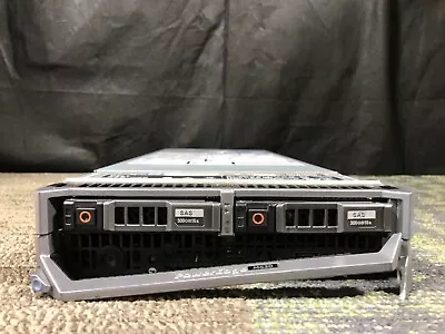 DELL POWEREDGE M630 Blade 2x Xeon E5-2640 2.4GHz 128GB 2x300GB HDD IDRAC8 • $116.99