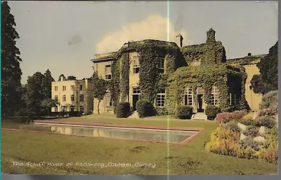 Very Nice Scarce Old Postcard - Schiff Home Of Recovery - Cobham - Surrey  1957 • £1.89