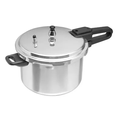 7qt Stovetop Natural Finish Basic Pressure Cooker - Silver H3 • $39.99