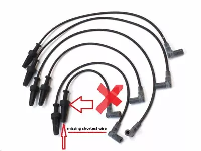 J0260407  GENUINE MOPAR OEM Spark Plug Wires INCOMPLETE MISSING ONE (1) WIRE • $30