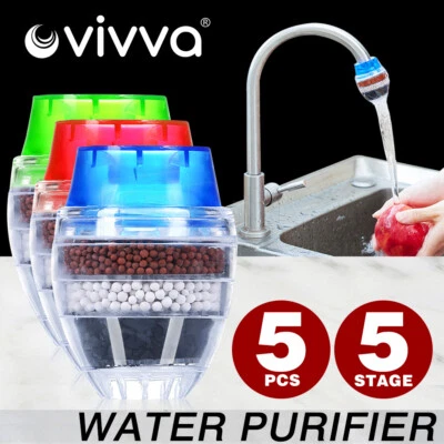 $14.39 • Buy 5X Tap Water Purifier Carbon Coconut Clean Filter Home Kitchen Cartridge Faucet