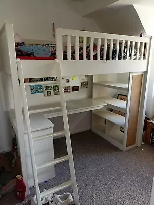 High Sleeper Bed With Desk • £80