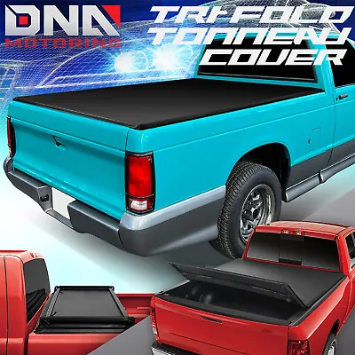 For 1982-1993 Chevy S10 Gmc S15 6' Bed Adjustable Tri-fold Soft Tonneau Cover • $167.88