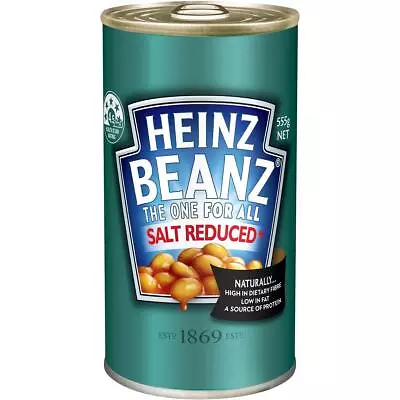 Heinz Baked Beans In Tomato Sauce Salt Reduced Can 555g • $14