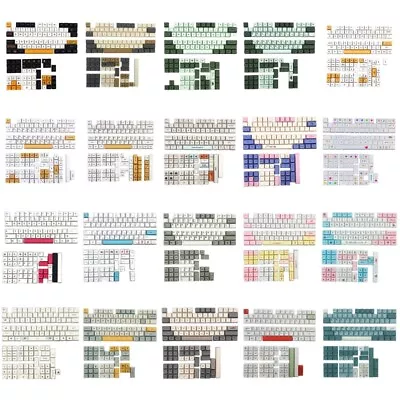 126 Keys Custom PBT Dye Sublimation XDA Profile Keycaps For Cherry MX Switches • $34.55