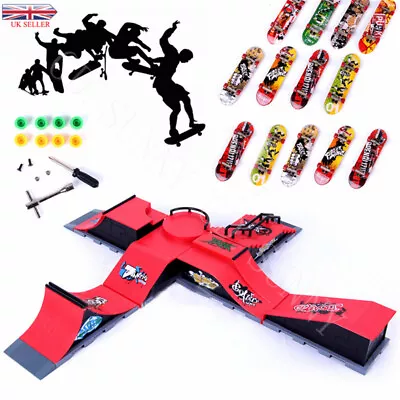 £16.95 • Buy Skate Park Ramp Kit Tech Deck Mini Fingerboard Finger Board Ultimate Parks Gifts