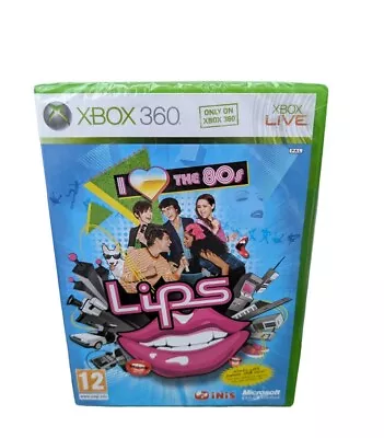 Lips: I Love The 80s (Microsoft Xbox 360 PAL Game Only Brand New Factory Sealed • £14.95