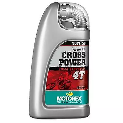 MOTOREX 1 Ltr 10W50 4T CROSS POWER 4 STROKE OIL MOTOREX MX ADVENTURE BIKE OIL • $27.55