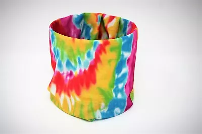 Pastel Rainbow Tye Dye Tubular Multi Function Head Wear Scarf Balaclava Beanie • $2.66