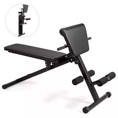 Costway Functional Adjustable Weight Bench Strength Workout Full Body Exercise • $79.99