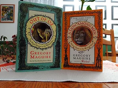 Gregory Maguire Book Lot Out Of Oz A Lion Among Men Wicked Books • $11.99