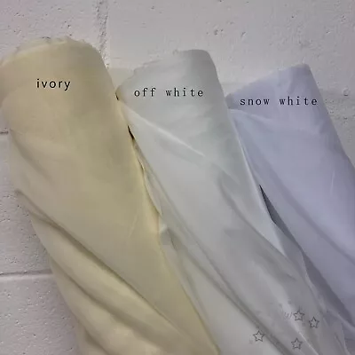 £2.10 • Buy Voile Fabric By The Meter70, 150,210 And 300cm Wedding Event Ceiling Drapes