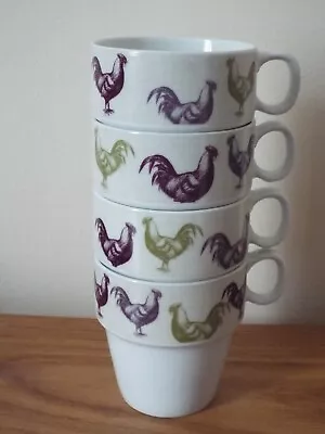£9 • Buy Set Of 4 X Stacking Chicken Mugs By NEXT  Burford Excellent Cond.