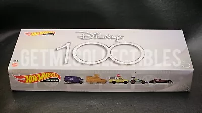 Hot Wheels Disney 100 Platinum Anniversary Pixar Pizza Planet 5 Pack Save 6% Gmc • $21.95