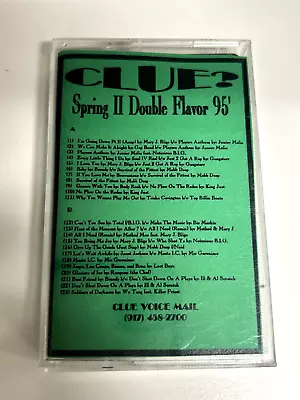 DJ Clue Spring II Double Flavor Cassette Mixtape Rap Tape Promo Tested Rare • $29.99