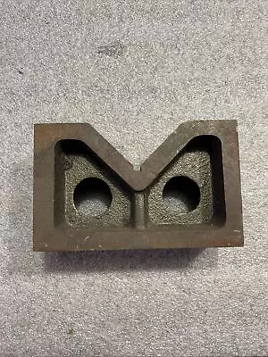 $15 • Buy Cast Iron Vee Block 5”x2”x3-1/8” Tall Inch V Block