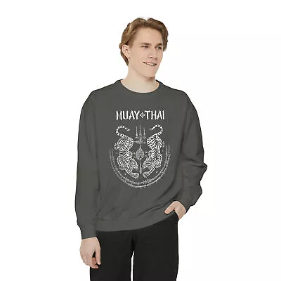 Muaythai Art Unisex Garment-Dyed Sweatshirt • $40