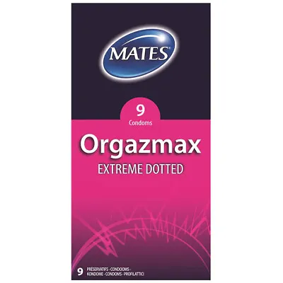 Mates Orgazmax Textured Condoms 53mm • £4.99