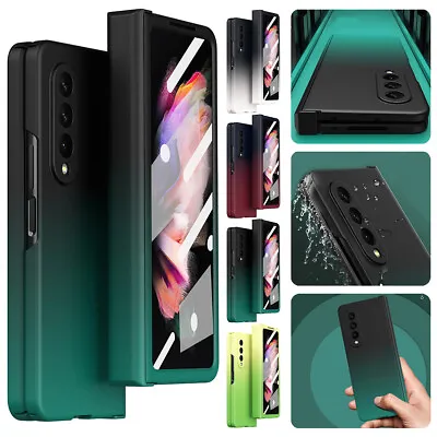 $27.79 • Buy For Samsung Galaxy Z Fold3/Fold2 5G Shockproof Phone Case Hinge Full Cover Shell