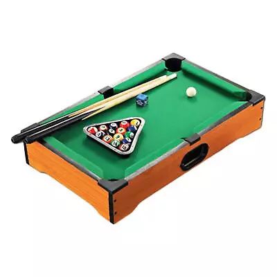 Mini Table Pool Set Portable Easily Set Up Snooker For Office Home Game Room • $75.14