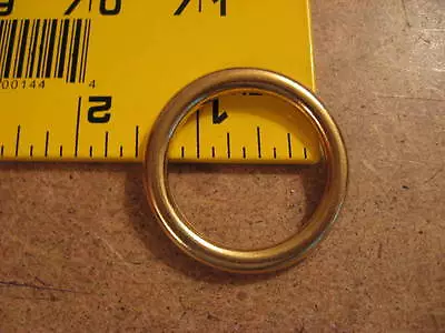1 1/4  Solid Brass O Rings SCA (Pack Of 10) • $21.50