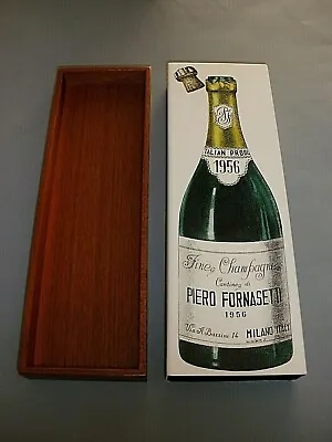 Piero Fornasetti Milano 1956 Limited Edt Wood And Metal Champagne Box New • $1173.70