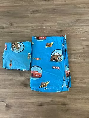 Disney Pixar Cars Bedroom Bedding Twin Set  - Flat & Fitted Sheets • $25