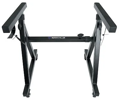 Rockville Z40W Z-Style Keyboard Stand+Wheels+Bag Fits Casio CT-X5000 • $64.95