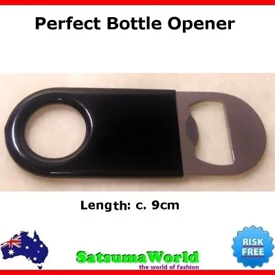 Speed Bottle Opener Flat Stainless Steel Beer Bottle Cap Bar Blade Opener Tool • $6.99