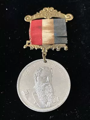 General W. W. BelKnap Ribbon Medal Keokuk Iowa • $50