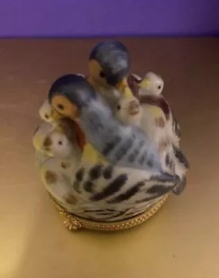 MMA Ceramic Bird Trinket Box • $4.76