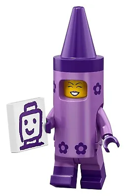 NEW LEGO MOVIE 2 Minifigure Mini Figures 71023 ( Purple Crayon Girl ) Authentic • $4.99