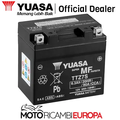 2008 Yuasa Ttz7s=ytz7s 12v 6ah Sealed Honda Cbr Rr Fireblade 1000 Battery • £65.80