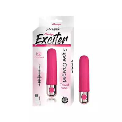 Exciter Travel Vibe Rechargeable Silicone Pink • $37.25