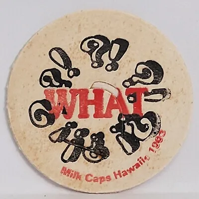 Vintage Pog * Milk Caps Hawaii 1993 * What * Bin81 • $0.72