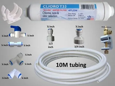 Daewoo American/Fridge Freezer Water Filter Connection Plumbing Kit + Tubing • £17.49